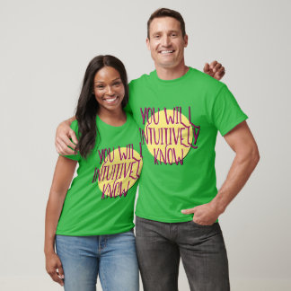 Intuitiv kennen Sie den Slogan der Erholung T-Shirt