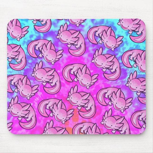 Inugami Rosa Axolotl Mousepad (Vorne)