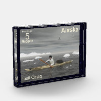 Inuit Kayak - Alaska Postage