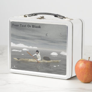 Inuit Kayak Metall Brotdose