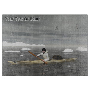 Inuit Kayak Schneidebrett
