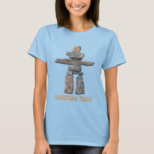 Inukshuk Haida Stones Fun Native American T - Shir T-Shirt
