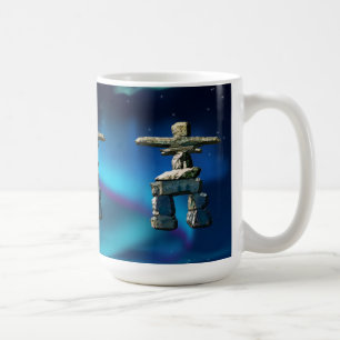 Inukshuk-Indianersteine Kaffeetasse