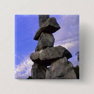 Inukshuk, Nordwest-Territorien, Kanada Button