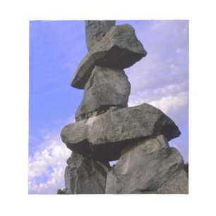Inukshuk, Nordwest-Territorien, Kanada Notizblock