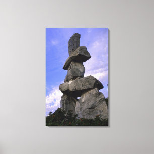 Inukshuk, Nordwestgebiete, Kanada Leinwanddruck