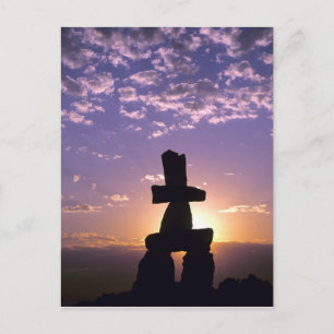 Inukshuk Northwest Territories, Kanada Postkarte