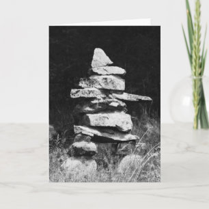 Inukshuk steht stark karte