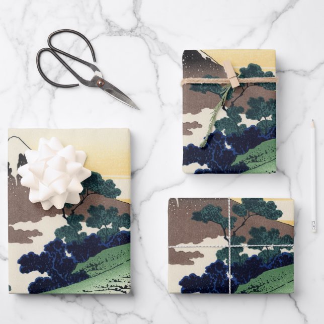 Inume Pass, Kōshū Poster Geschenkpapier Set (Vorderseite)