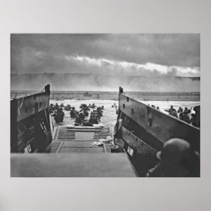 Invasion 1944 von Normandie-Strand Poster