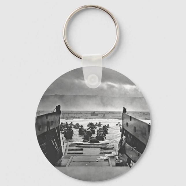 Invasion der Normandie am D-Day - 1944 Schlüsselanhänger (Vorderseite)