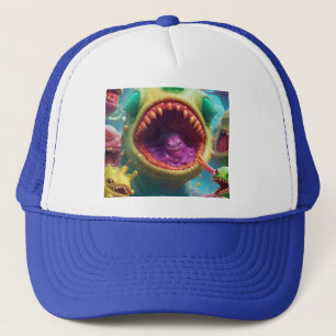 Invasion in Style Weido Alien Invasion Trucker Hat Truckerkappe