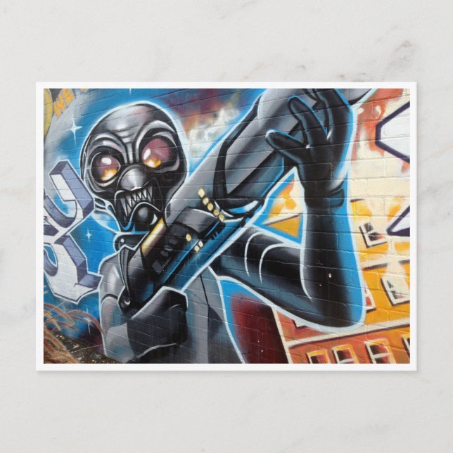 Invasion Postkarte (Vorderseite)