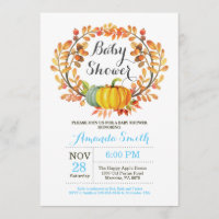 Invasion Pumpkin Boy Baby Showcard