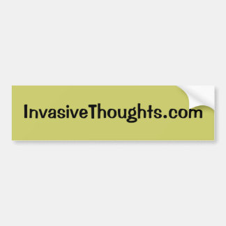 InvasiveThoughts.com Autoaufkleber