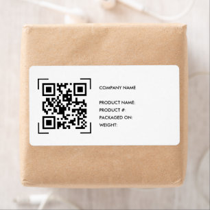 Inventaire Scan Code QR   Étiquette Logo Entrepris