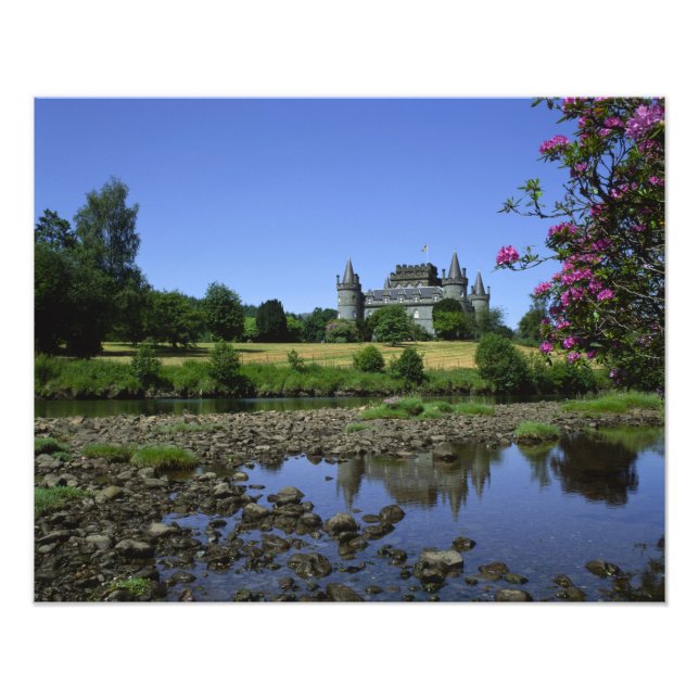 Inverary Castle, Strathclyde, Schottland Fotodruck (Vorne)