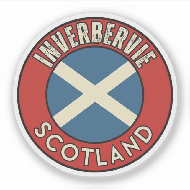 Inverbervie, Schottland Aufkleber (Vorderseite)