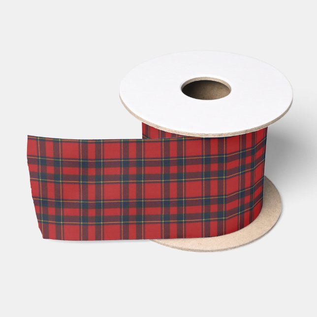 Inverness Modern Scottish Tartan Satinband (Spule)