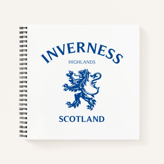 INVERNESS Schottland Notizbuch (Vorderseite)