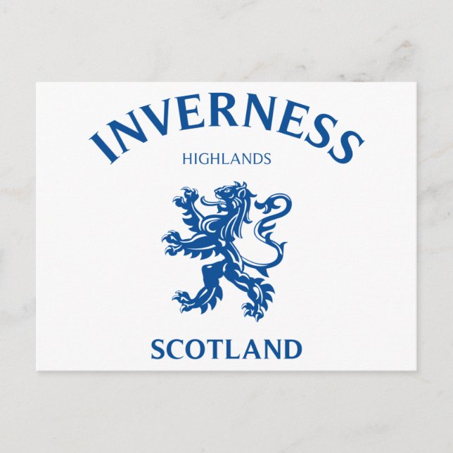INVERNESS Schottland Postkarte (Vorderseite)