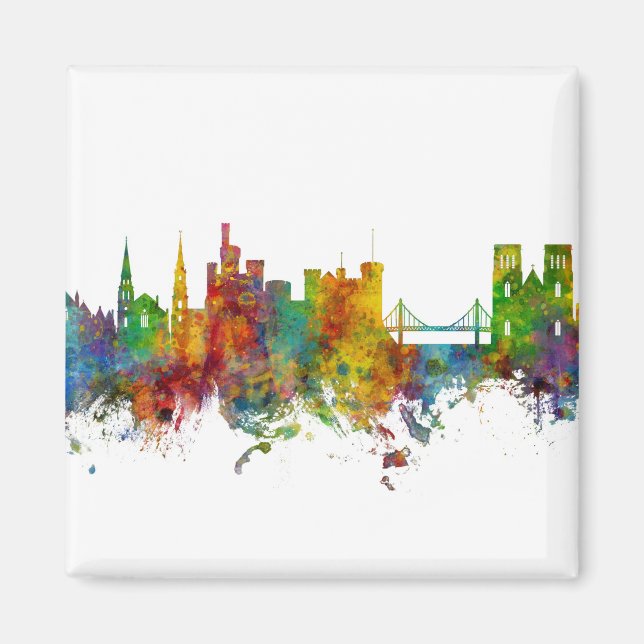 Inverness Scotland Skyline Magnet (Vorne)