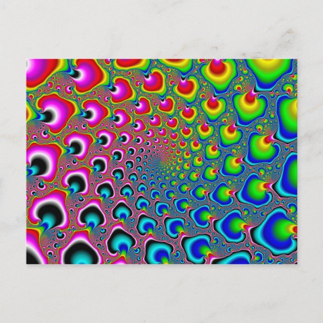 Inverse Spirale Postkarte (Vorderseite)