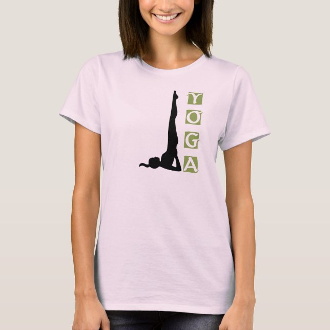Inversion Yoga Pose T - Shirt (Vorderseite)