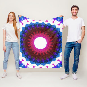 Invert Equalizer Mandala Fleecedecke