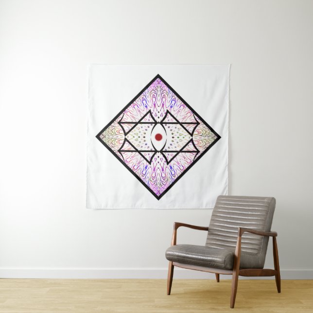 Invert Styled Tyle-Logo ( Tile ) Wandteppich (Beispiel)