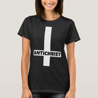 Inverted Cross Antichrist Upside Down Satan Atheis T-Shirt