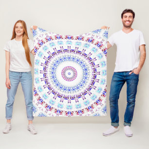 Invertiere Träume Mandala Fleecedecke