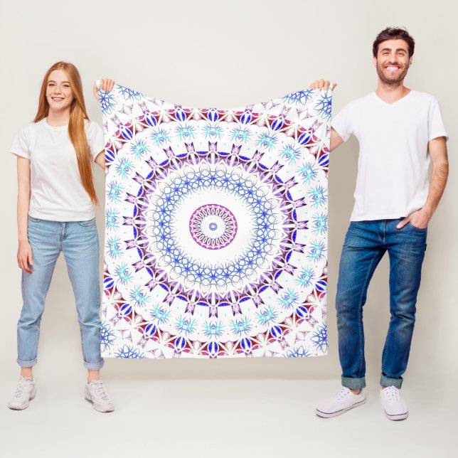 Invertiere Träume Mandala Fleecedecke (Beispiel)