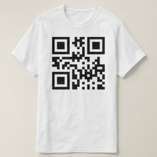 Invertierte ☻ glückliche Seite — QR-Code T-Shirt