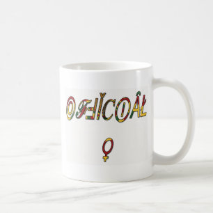 Invertierte "OFFIZIELLE Symbolkunst Kaffeetasse