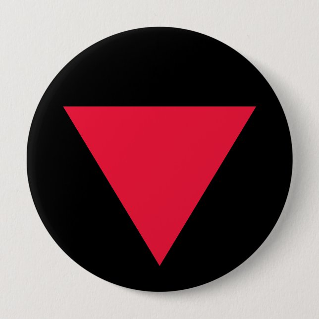 invertiertes rotes Dreieck Button (Vorderseite)