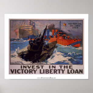 Investieren Sie in den Siegeskredit Poster
