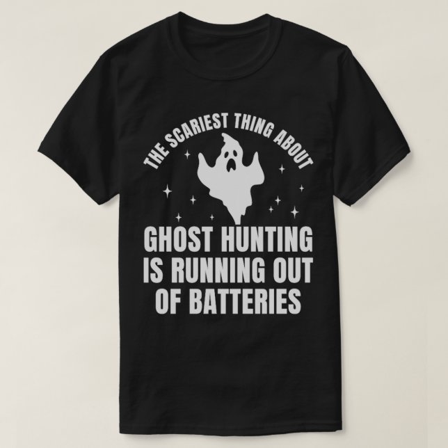 Investigator Beängstigende Geisterjagd T-Shirt (Design vorne)