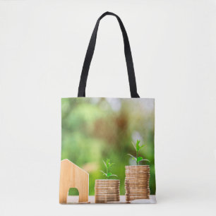Investition in Geld-Zuhause-Münzen Tasche