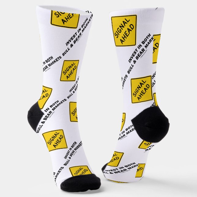Investitionen in Bull- und Bärenmärkte Socken (Gewinkelt)
