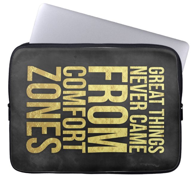 Investor Comfort Zones Laptopschutzhülle (Vorderseite)
