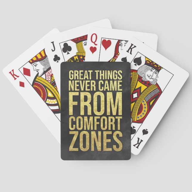 Investor Comfort Zones Spielkarten (Rückseite)