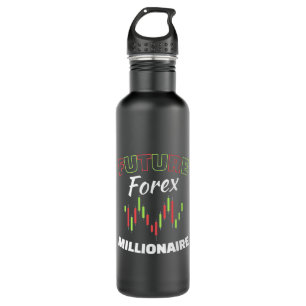 Investor Future Forex Millionaire Edelstahlflasche