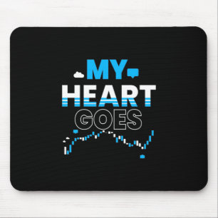 Investor My Heart Goes Chart Mousepad