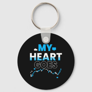 Investor My Heart Goes Chart Schlüsselanhänger