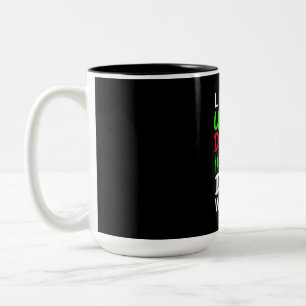 Investor Trader Leben ist Auf und Ab Zweifarbige Tasse