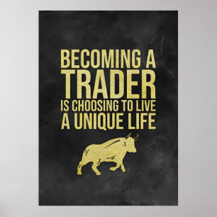 Investor wird Händler Poster