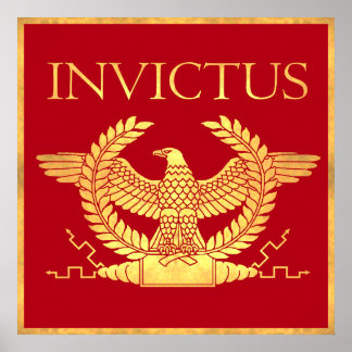 Invictus Ancient Gold Poster