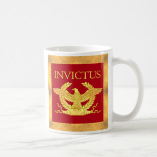 Invictus Kaffee-Tasse mit Goldgrenze Kaffeetasse