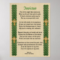 Invictus, Viktorianisches Gedicht Keltische Knoten